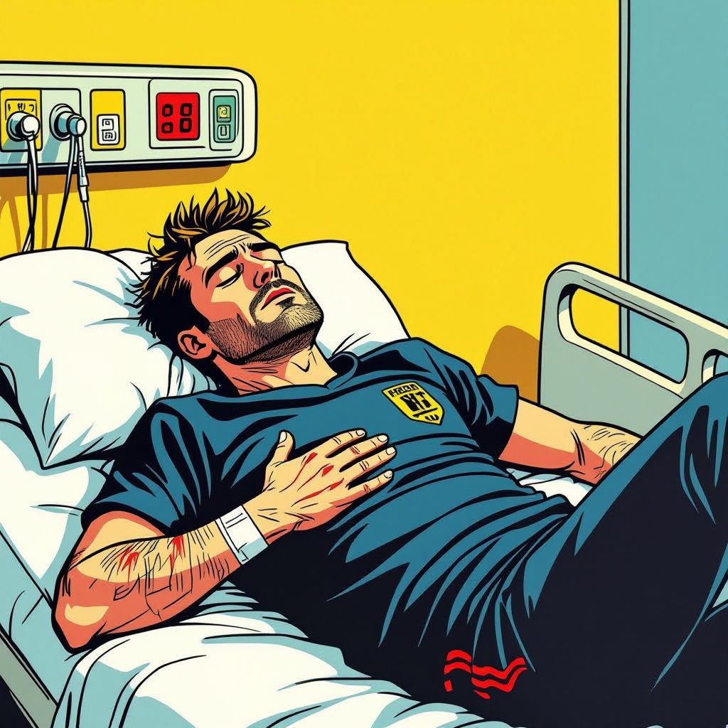 NAC-trainer Carl Hoefkens kon na Ajax-nederlaag niet meer op zijn benen staan