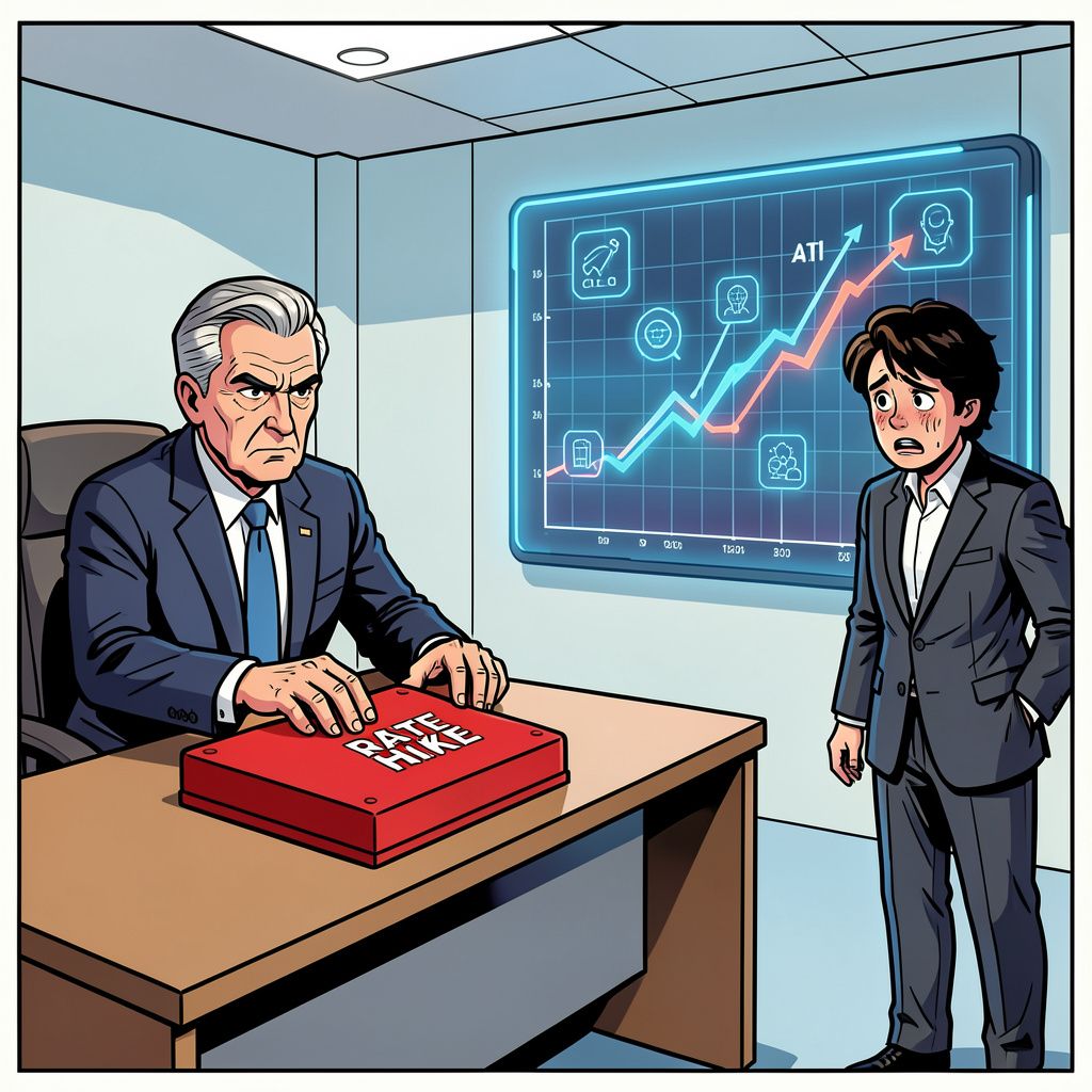 De Federal Reserve beslist woensdag over de rente en dat kan dure AI-aandelen hard gaan raken.