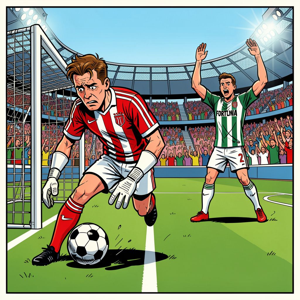 Een blunder van doelman Maxime Delanghe bezorgt Willem II de rode lantaarn.