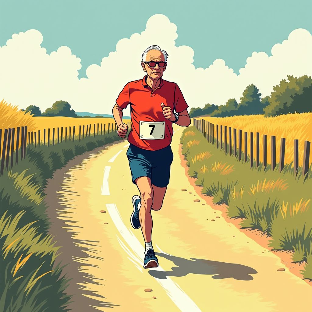 77-jarige hardloper mist geen enkele Egmond halve marathon in 51 jaar