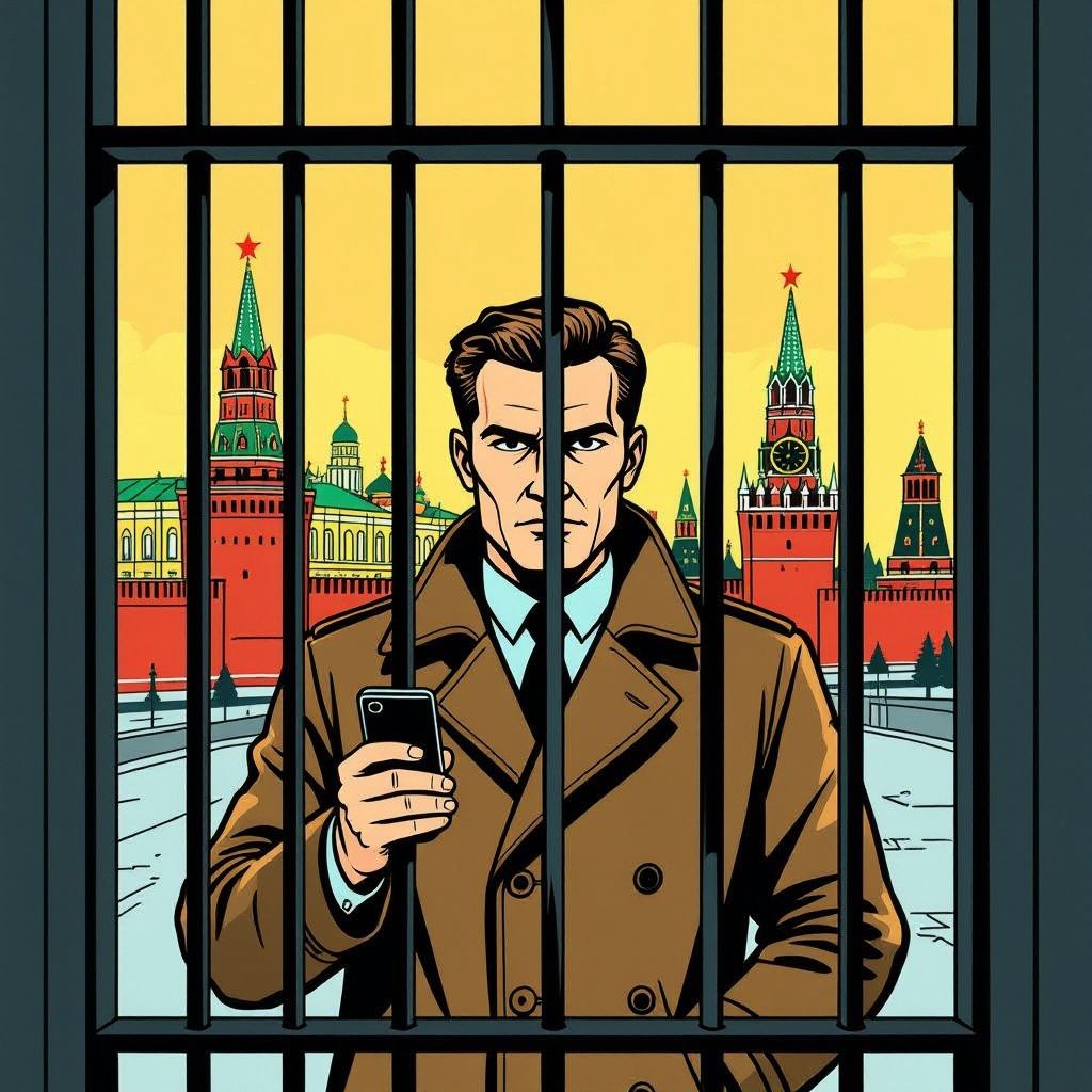 Een Russische ex-militair dreigt met een gewapende opstand tegen het Kremlin en belandt direct in de cel.