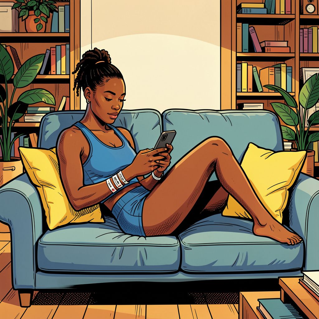 Simone Biles overleefde deze week een bijna-doodervaring en ligt thuis bij te komen