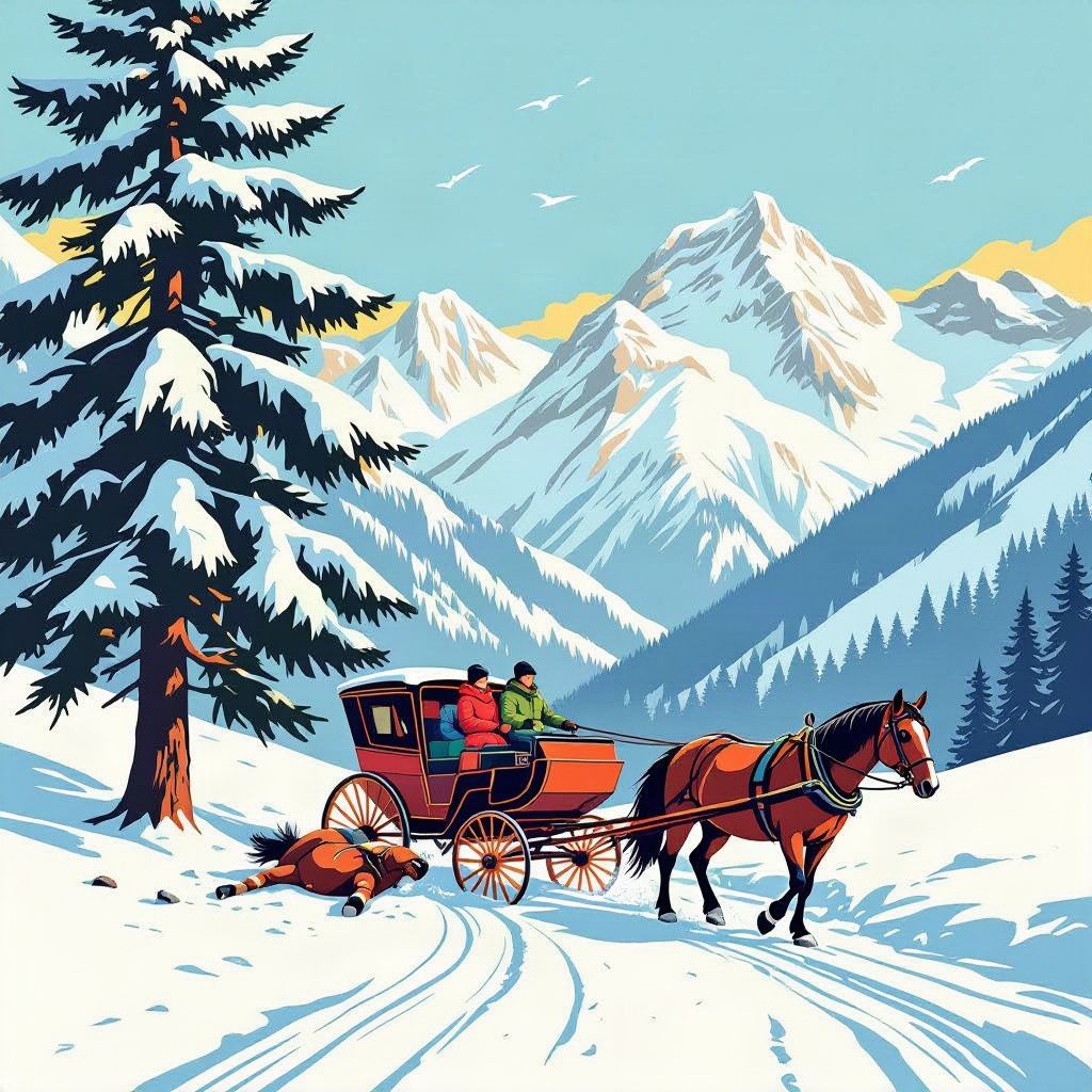 Een fatale rit in de Zwitserse Alpen eindigt tegen een boom na weigerende remmen.