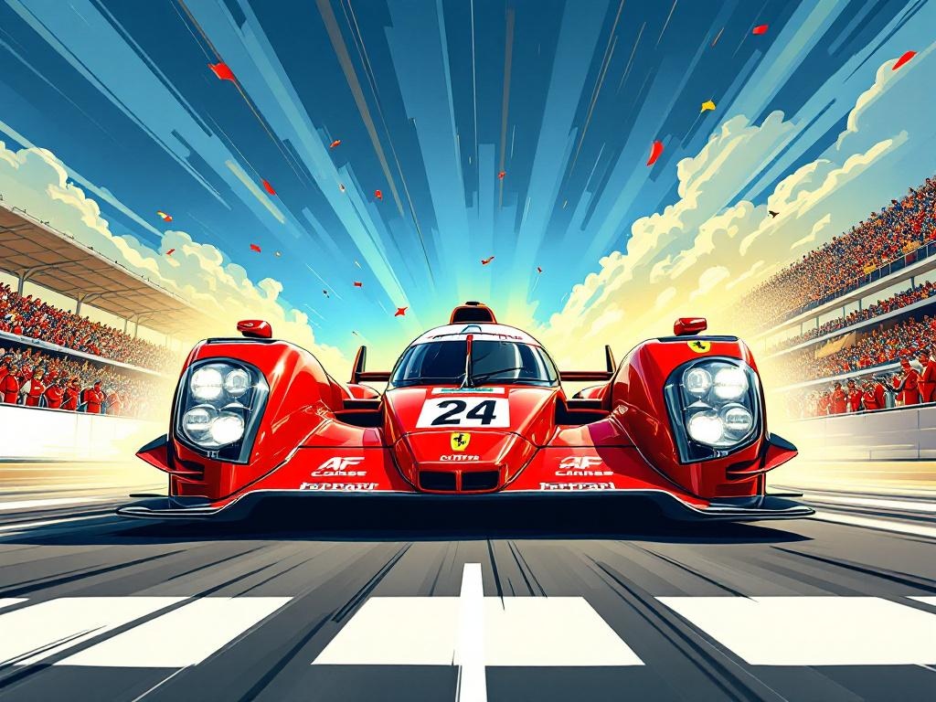 Ferrari's Historische Hattrick: Kubica Leidt Team naar Triumf in 24 Uur van Le Mans