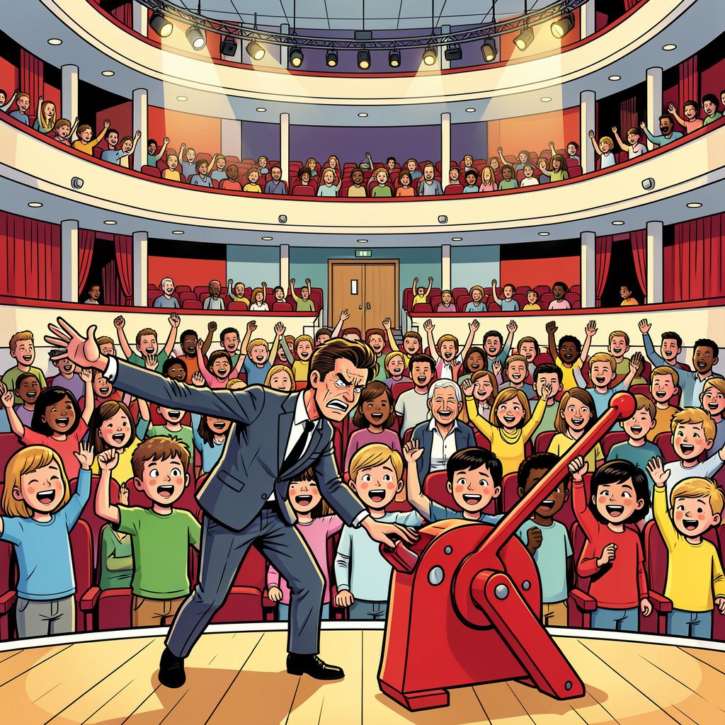 Gratis theater voor kinderen trekt volle zalen, maar producenten trekken aan de noodrem