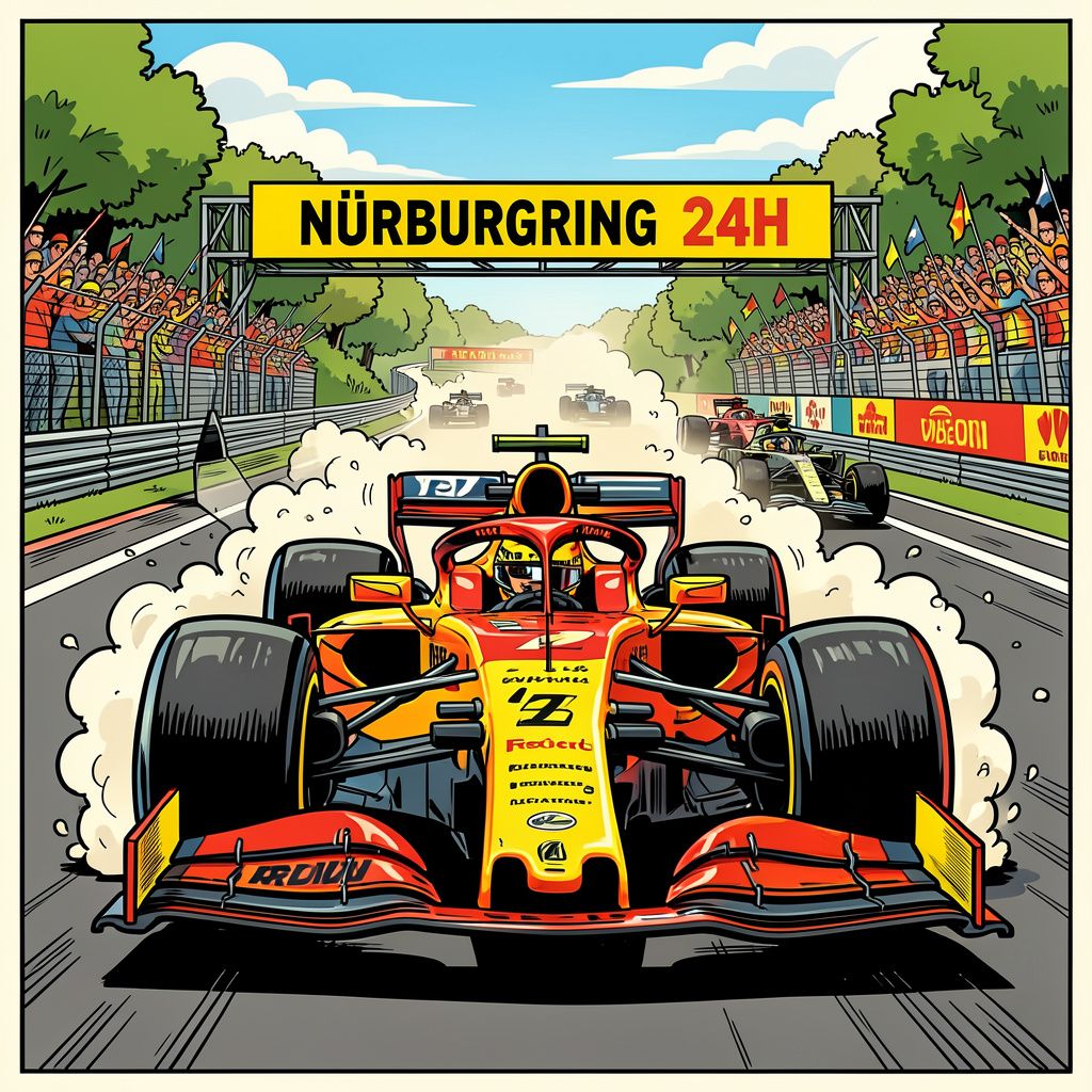 Max Verstappen pakt spectaculair de leiding tijdens 24 uur van de Nürburgring