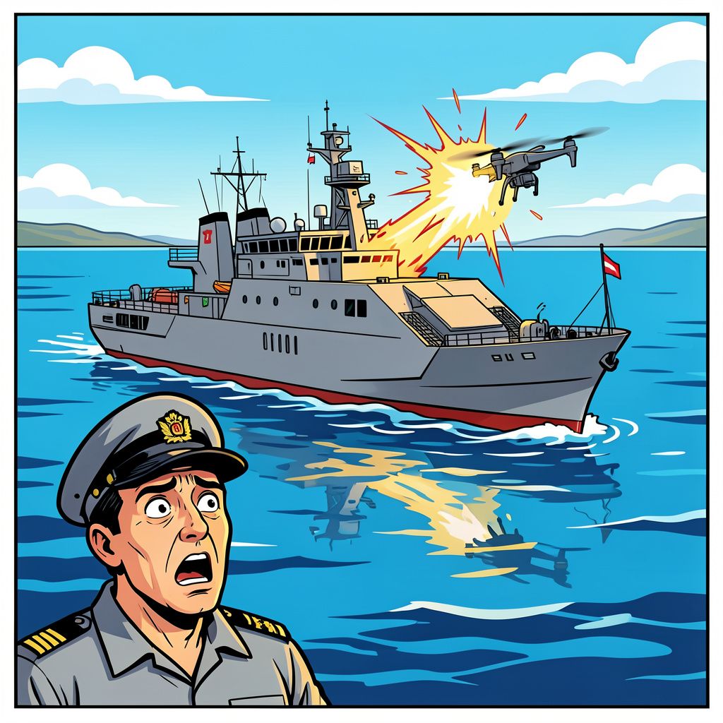 Oekraïne opent de jacht op Iraanse schepen in de verre Kaspische Zee.
