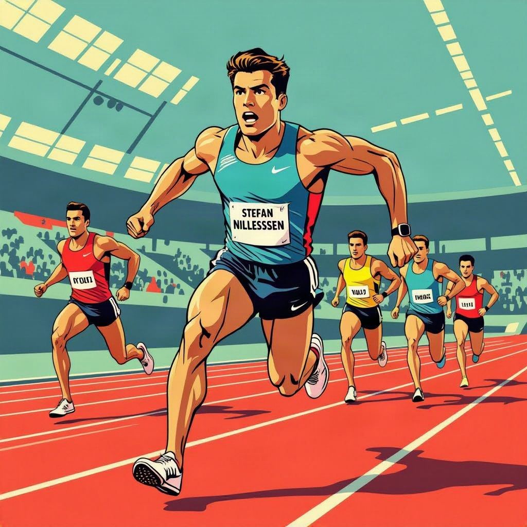 Stefan Nillessen sprint vanuit geslagen positie historisch snel naar Europees goud.