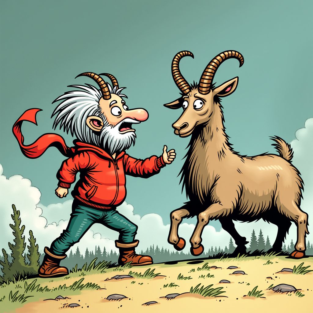 Storm Johannes blaast zelfs de beroemde kerstbok van Gävle omver