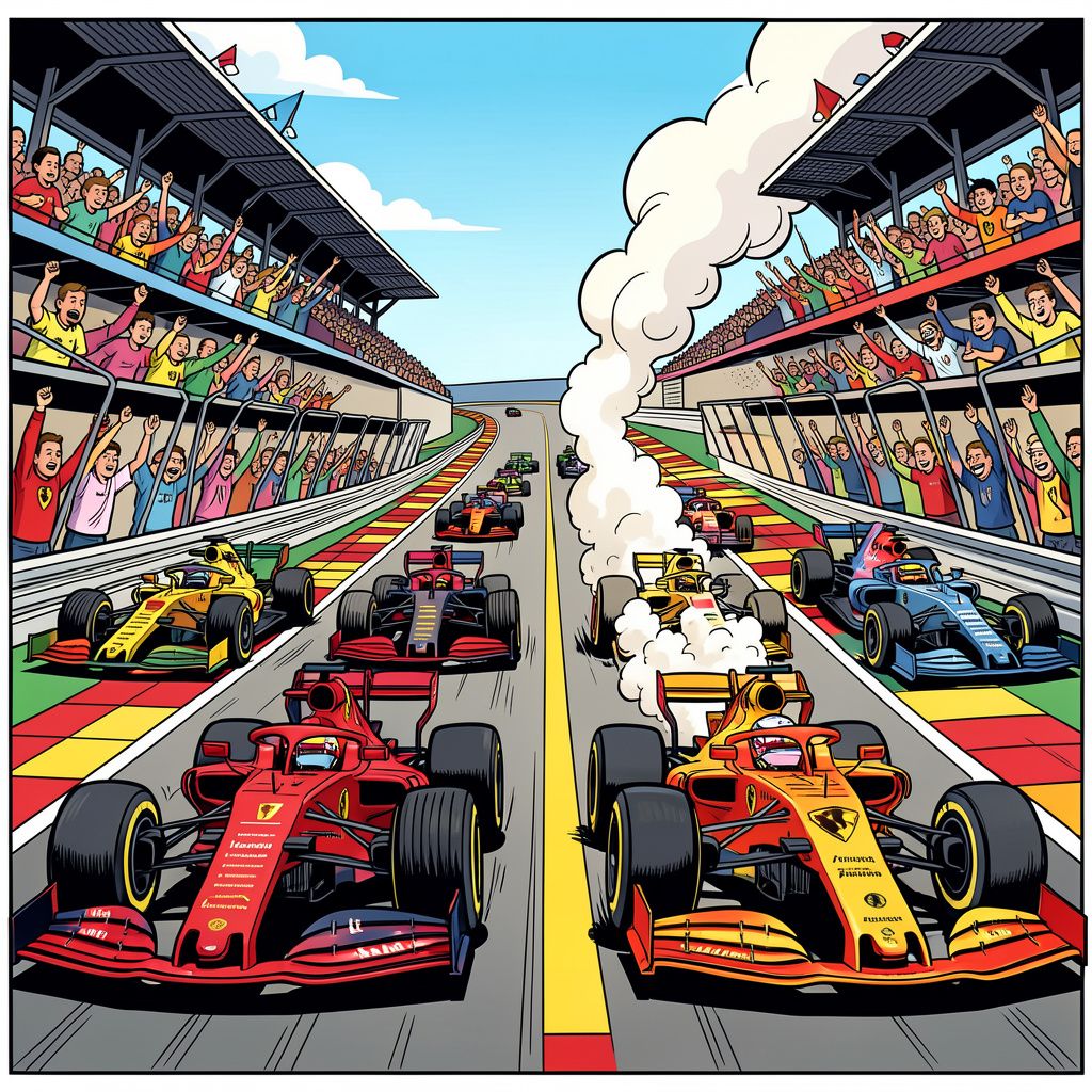 hamilton maakt geschiedenis: eerste ferrari-zege na spannende race met verrassende wendingen