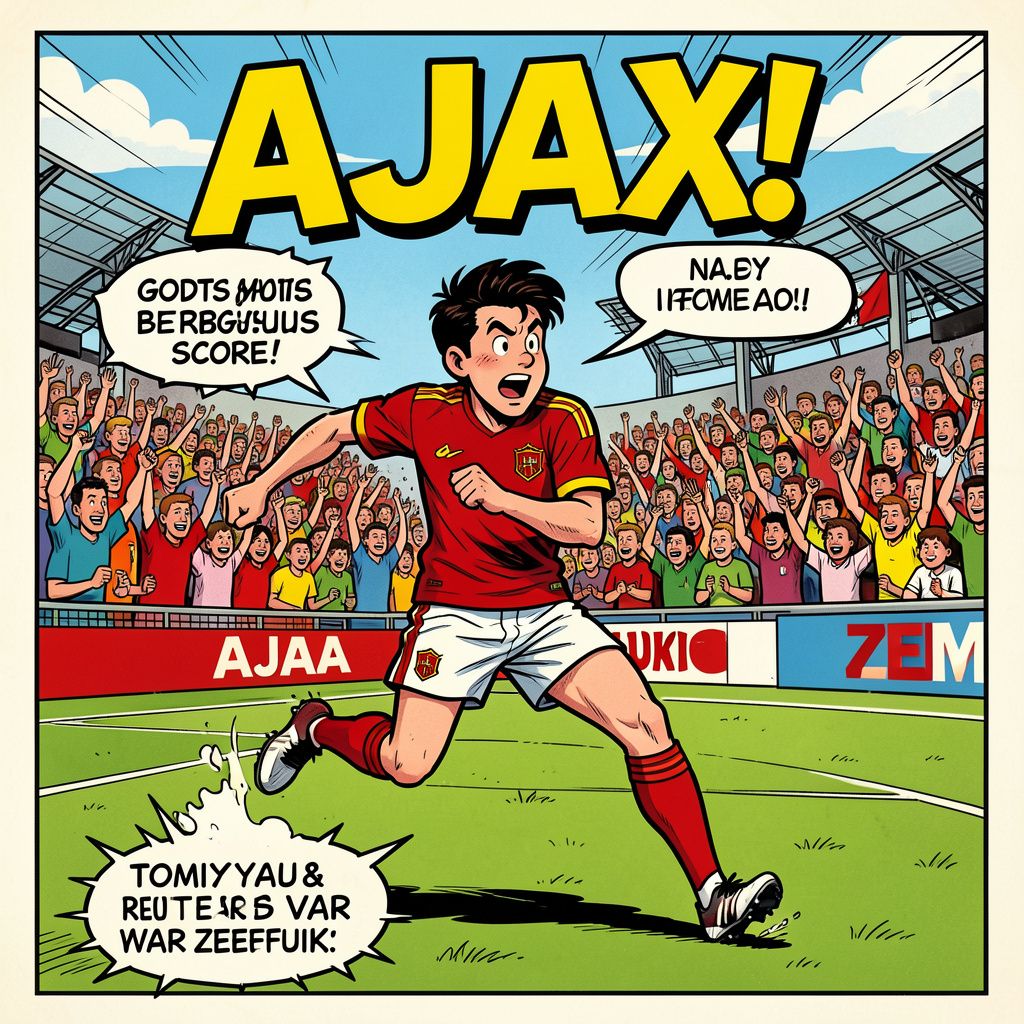 Ajax wint van Heracles maar verliest Tomiyasu door controversiële VAR-beslissing