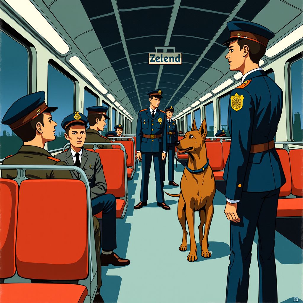 Politie zet politiehonden in tegen rellende jongeren in nachttrein naar Zeeland