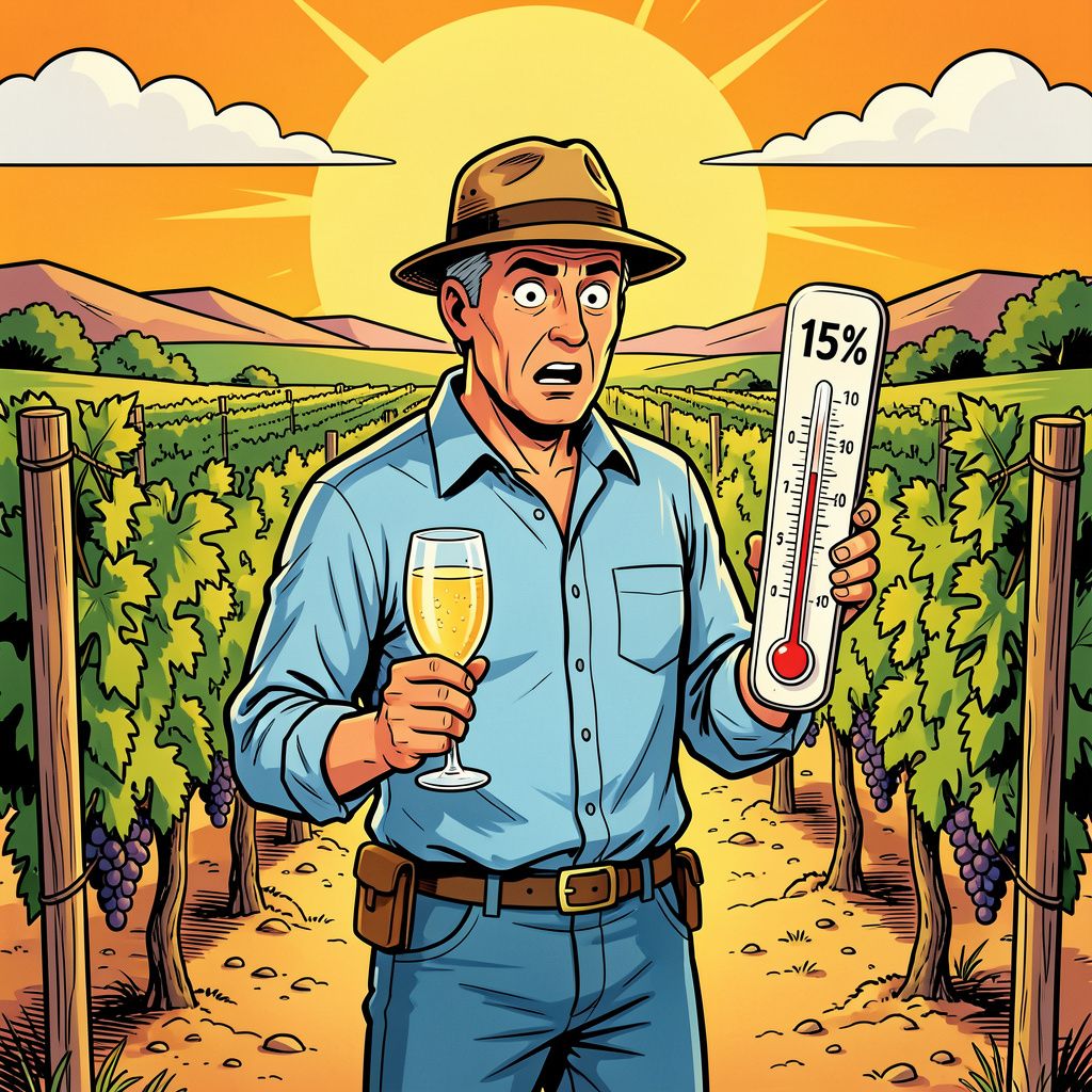 De Franse champagne krijgt dit jaar een flinke scheut extra alcohol door de hete zomer.