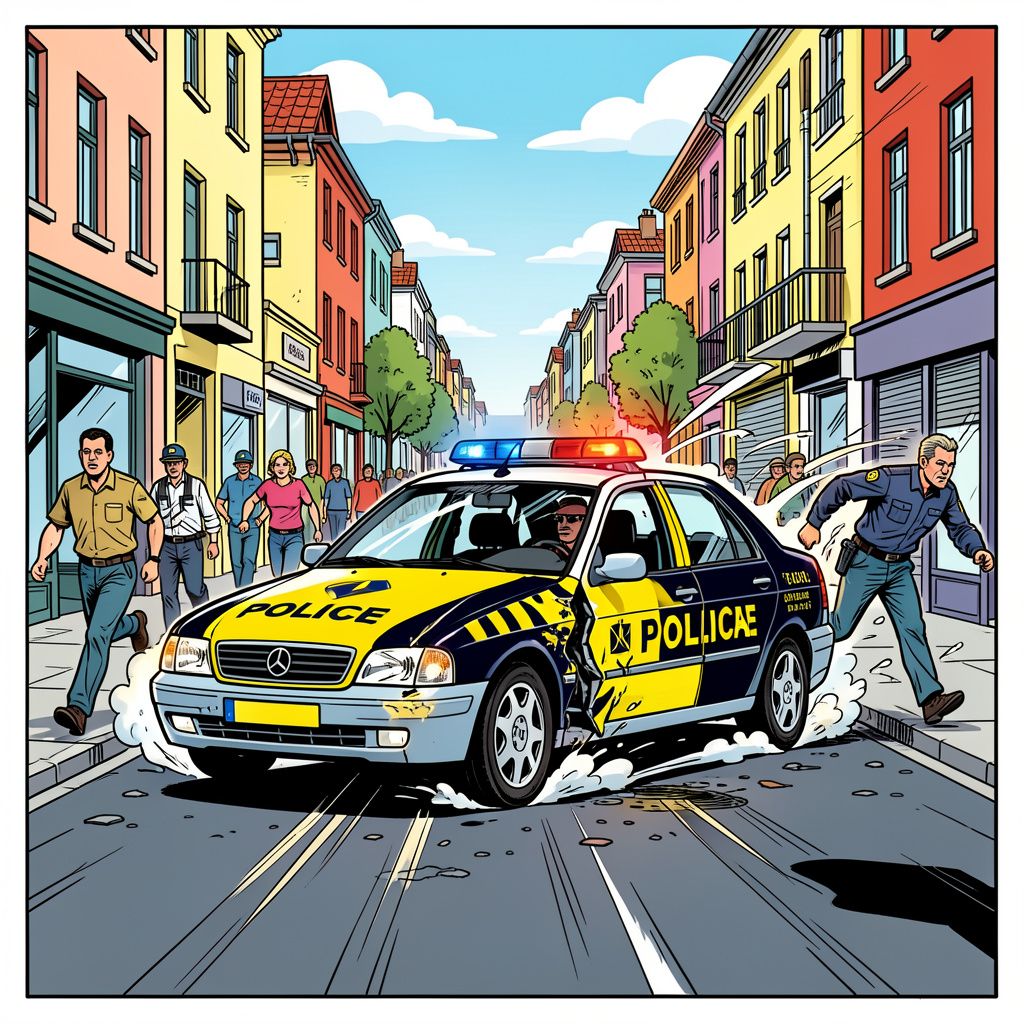 Belgische politie schiet tijdens wilde achtervolging die eindigt in botsing op Maastrichtse straat