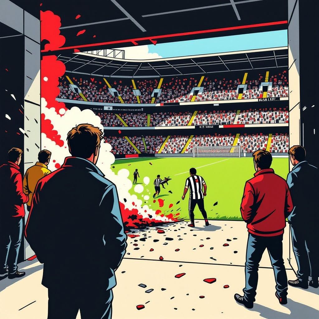 Juventus-fans stoppen eigen wedstrijd na zware mishandeling supporter tijdens derby-rellen