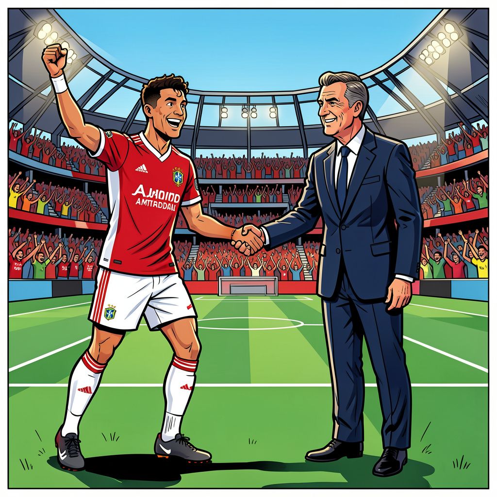 Ajax slaat een megaslag met de komst van de Braziliaanse spits Marcos Leonardo.