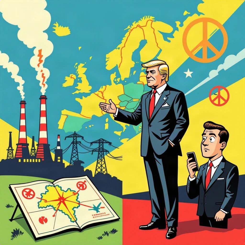 Donald Trump roept plotseling energiebestand uit in Oekraïne.