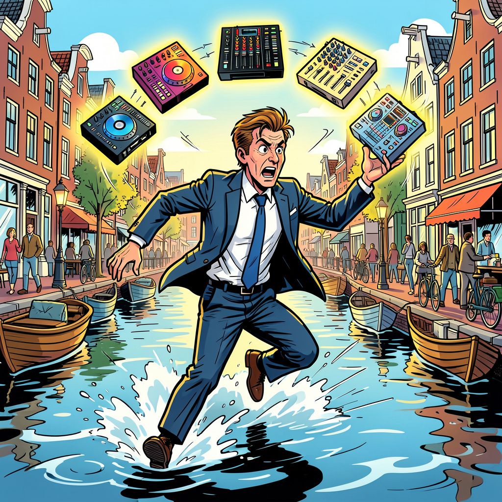 Bredanaar Mauro Boer loodst zestig dj's door het Amsterdam Dance Event.