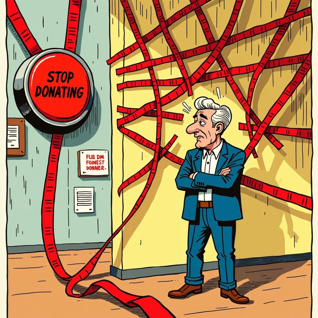 Goede doelen houden donateurs gevangen met ondoorzichtige opzegprocedures