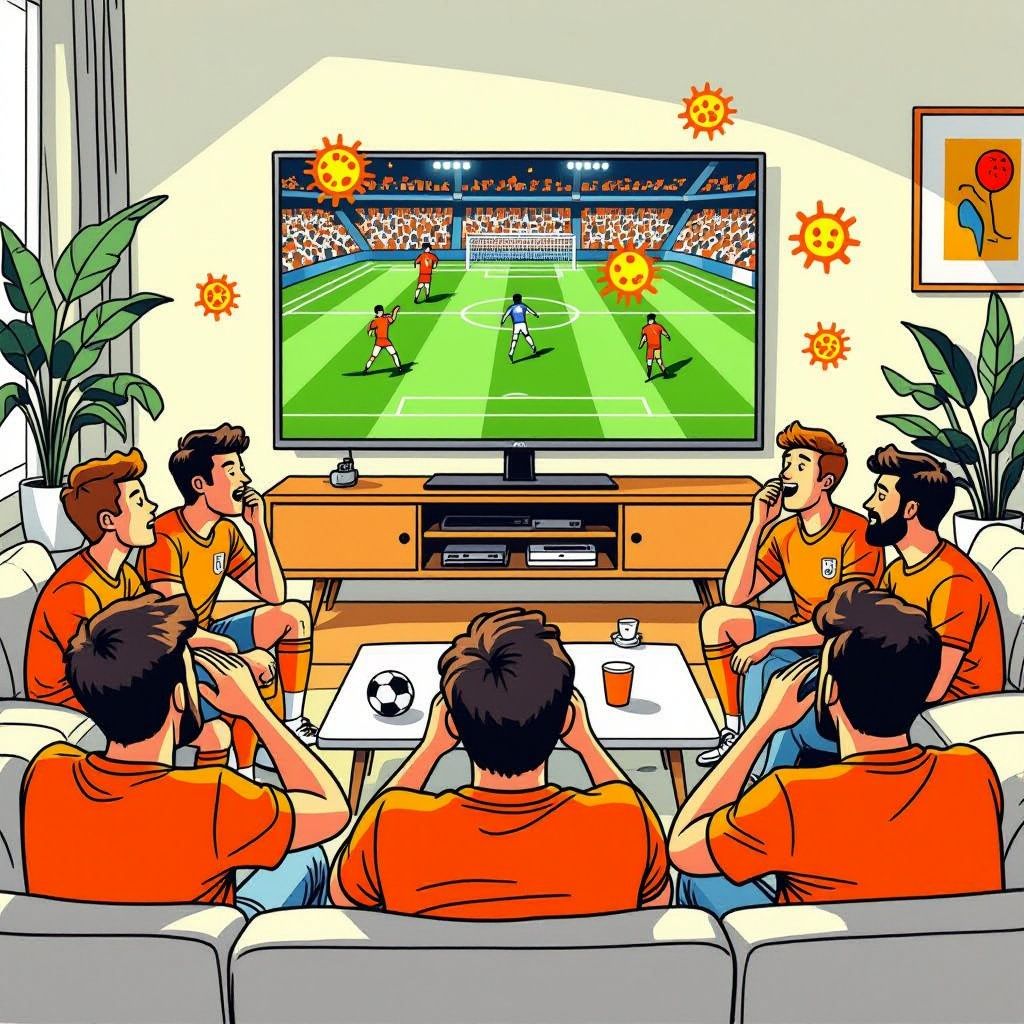 Voetbalfans riskeren fysieke klachten tijdens de nachtelijke WK-kraker van Oranje tegen Marokko.