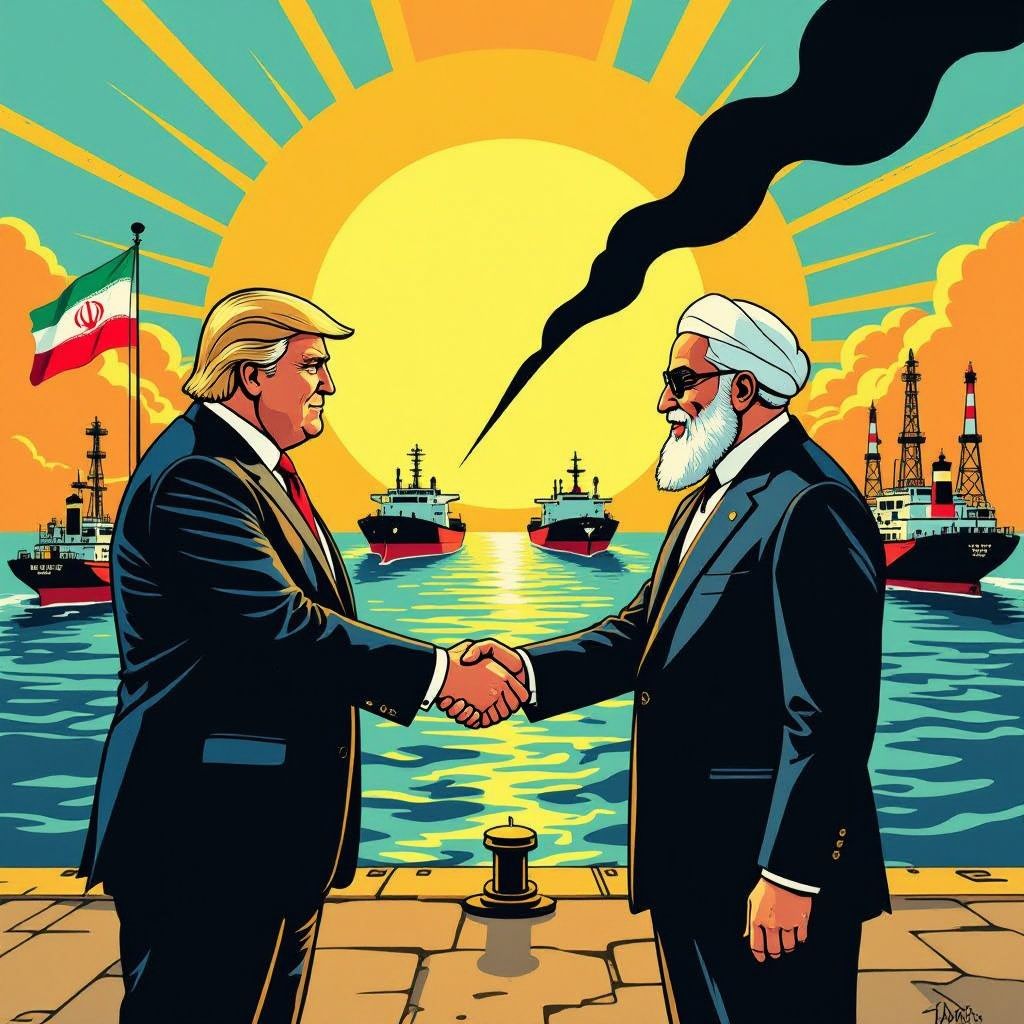 trump en iran staan op het punt de oliekraan weer open te draaien – maar wie wint er echt?