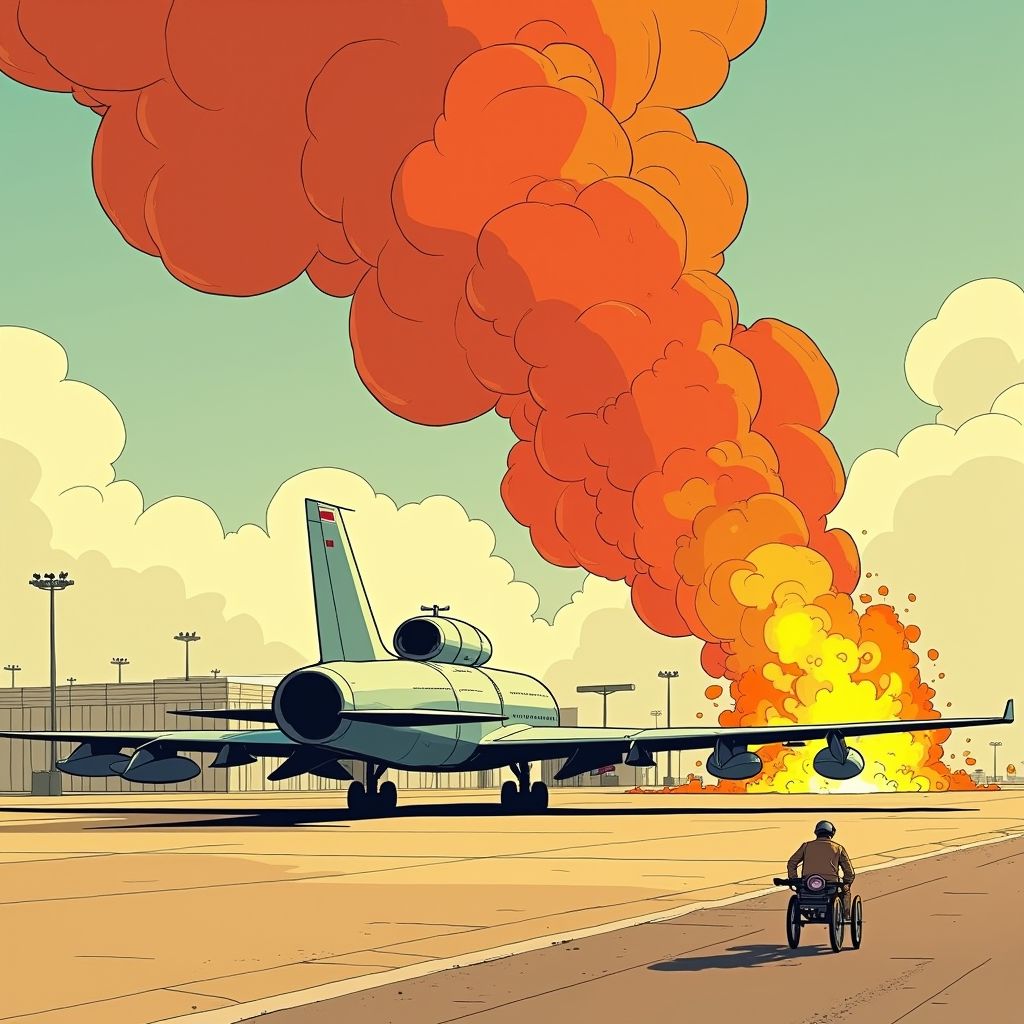 Iraanse drone-aanval zet internationale luchthaven Koeweit in brand