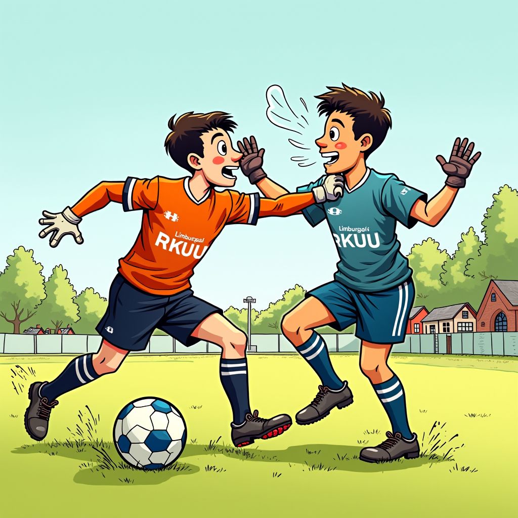 Keeper slaat 17-jarige voetballer drie tanden uit mond tijdens gewone jeugdwedstrijd