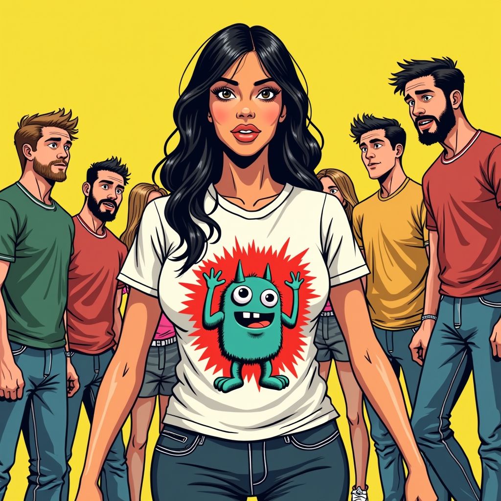 Kim Kardashian verkoopt voetbalshirt uit Monster voor 20 dollar en fans snappen er niks van