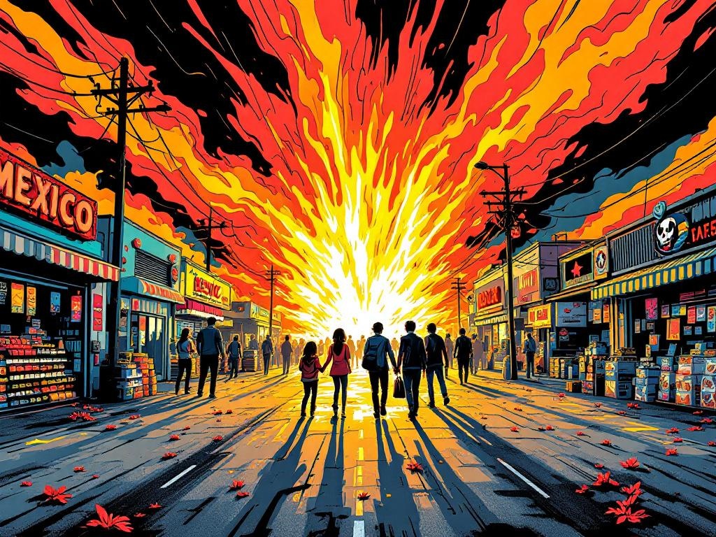 Explosie in Mexicaanse winkel doodt 23 mensen op dag van de doden