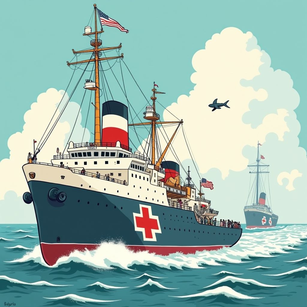 Trump stuurt ziekenhuisschip naar Groenland terwijl VS-onderzeeër medische evacuatie uitvoert