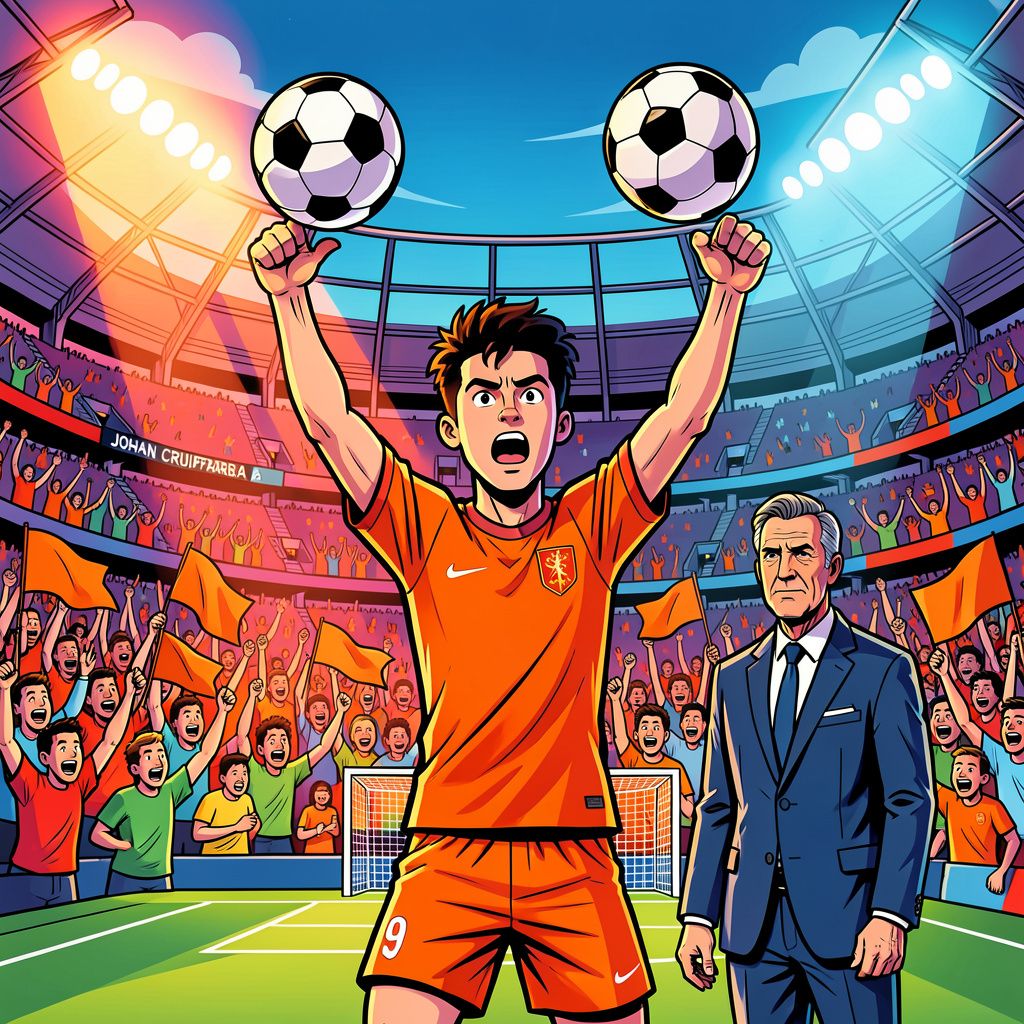 brobbey schiet oranje naar de sterren met twee goals en een historische primeur