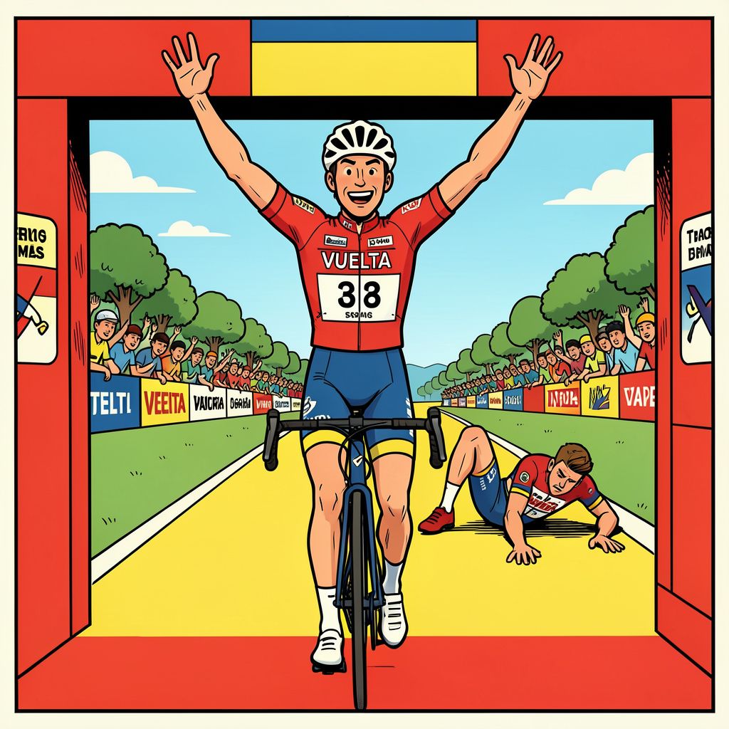 Enric Mas doorbreekt de Spaanse vloek en wint eindelijk de Vuelta a España.