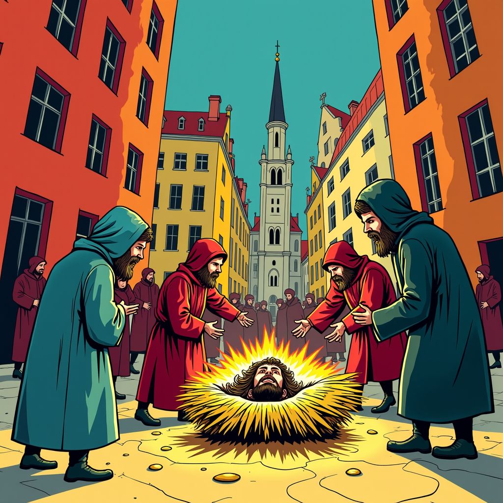 Dieven stelen het hoofd van Jezus uit controversiële kerststal op Grote Markt