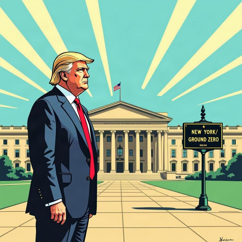 Donald Trump kiest voor het Pentagon en slaat de herdenking op Ground Zero over.