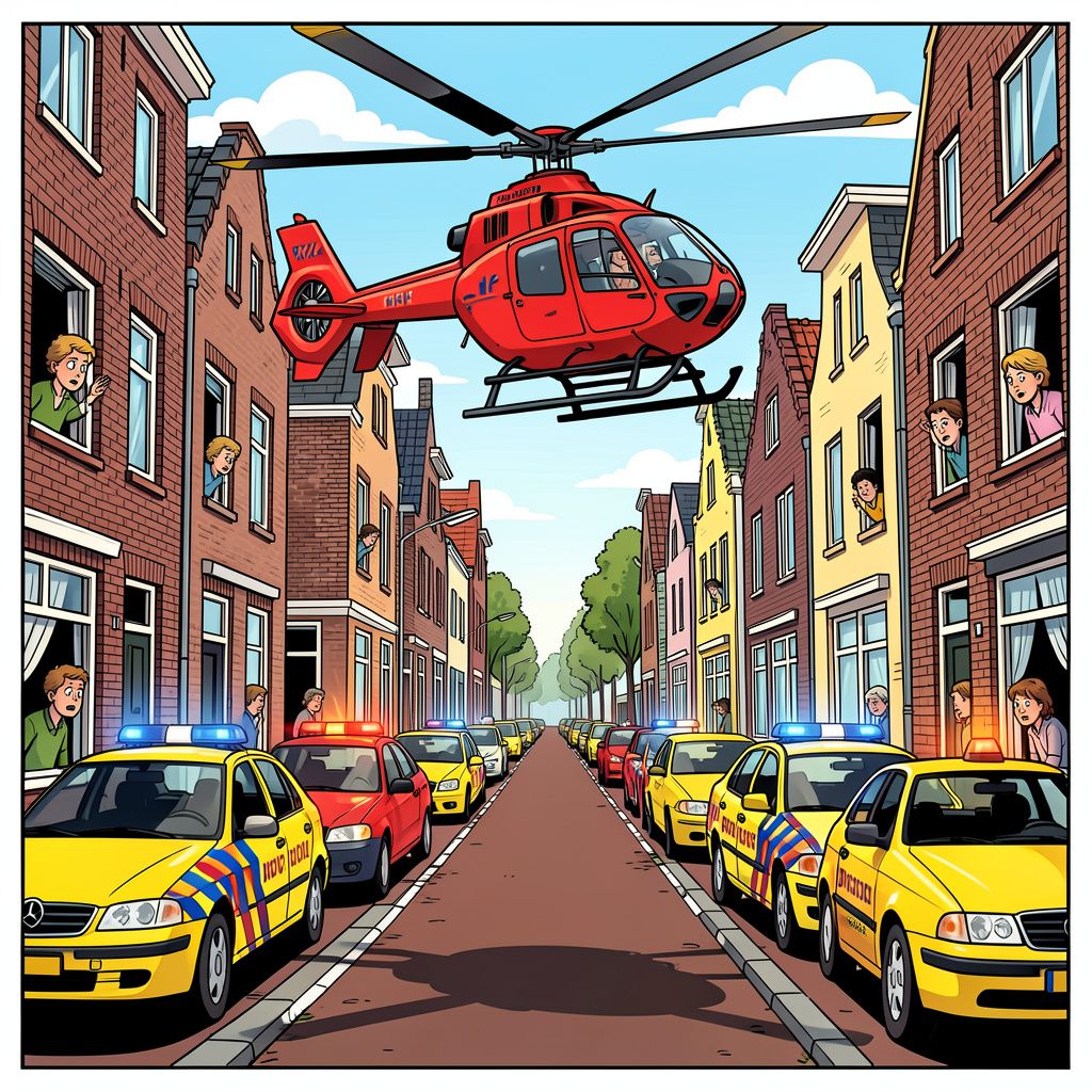 Hulpdiensten rukken massaal uit voor een mogelijke schietpartij in Amsterdam-Zuid.