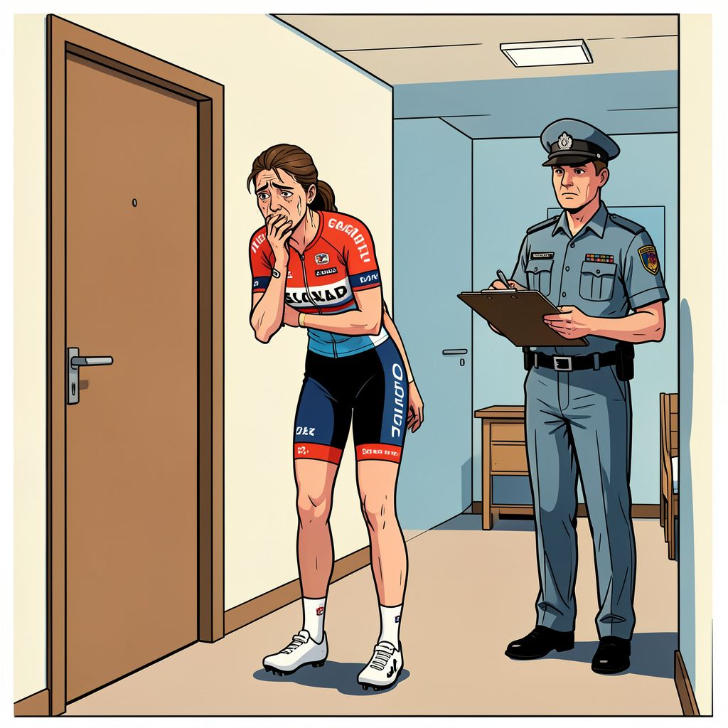 Wielrenster Valentina Cavallar kreeg een dopingcontrole direct naast de kamer van haar pas overleden moeder.