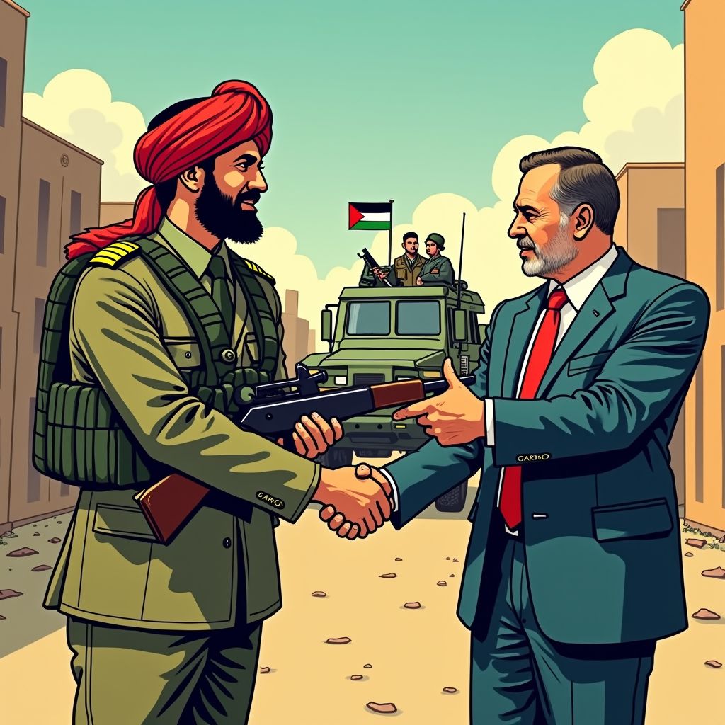 Hamas belooft voor het eerst wapens op te geven als Israël Gaza verlaat