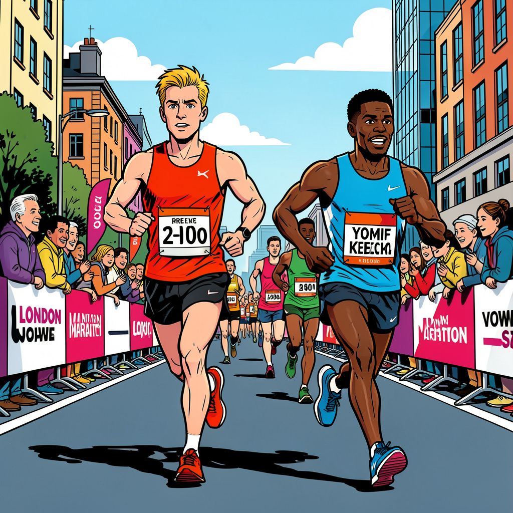 Keniaan Sebastian Sawe schrijft geschiedenis met eerste officiële marathon onder de twee uur