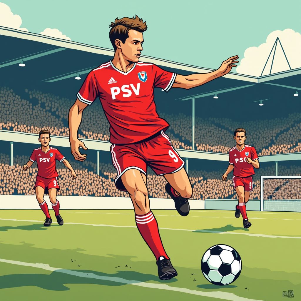 Joey Veerman speelt vandaag mogelijk zijn laatste wedstrijd voor PSV tegen Utrecht