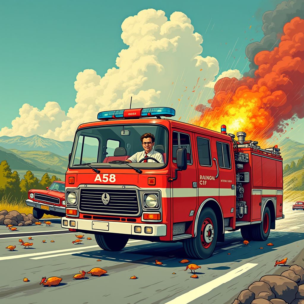 Automobilist negeert rode kruizen en knalt op brandweerauto tijdens hulpverlening op A58