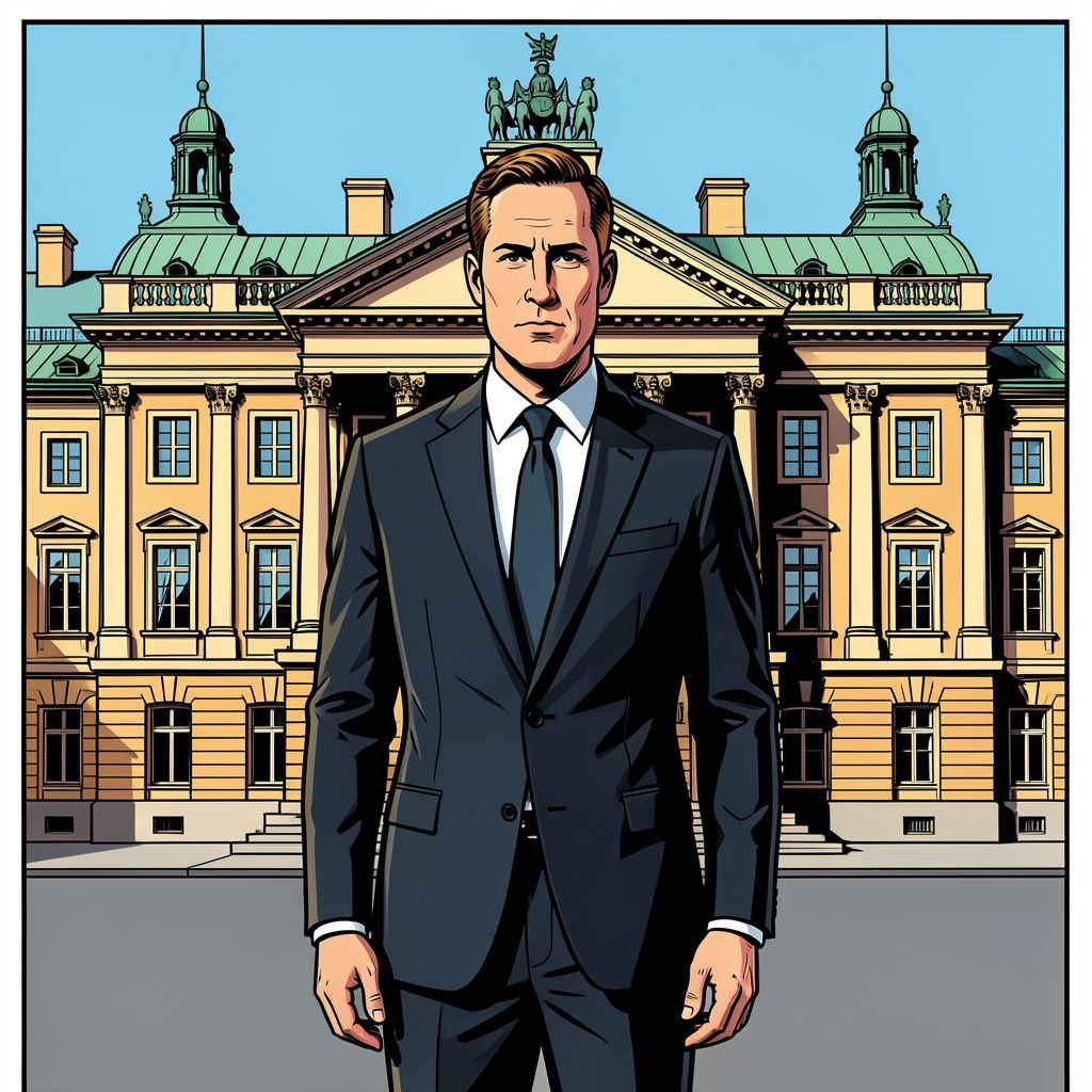 Prins William vervangt koning Charles bij de uitvaart van de Noorse koning Harald.