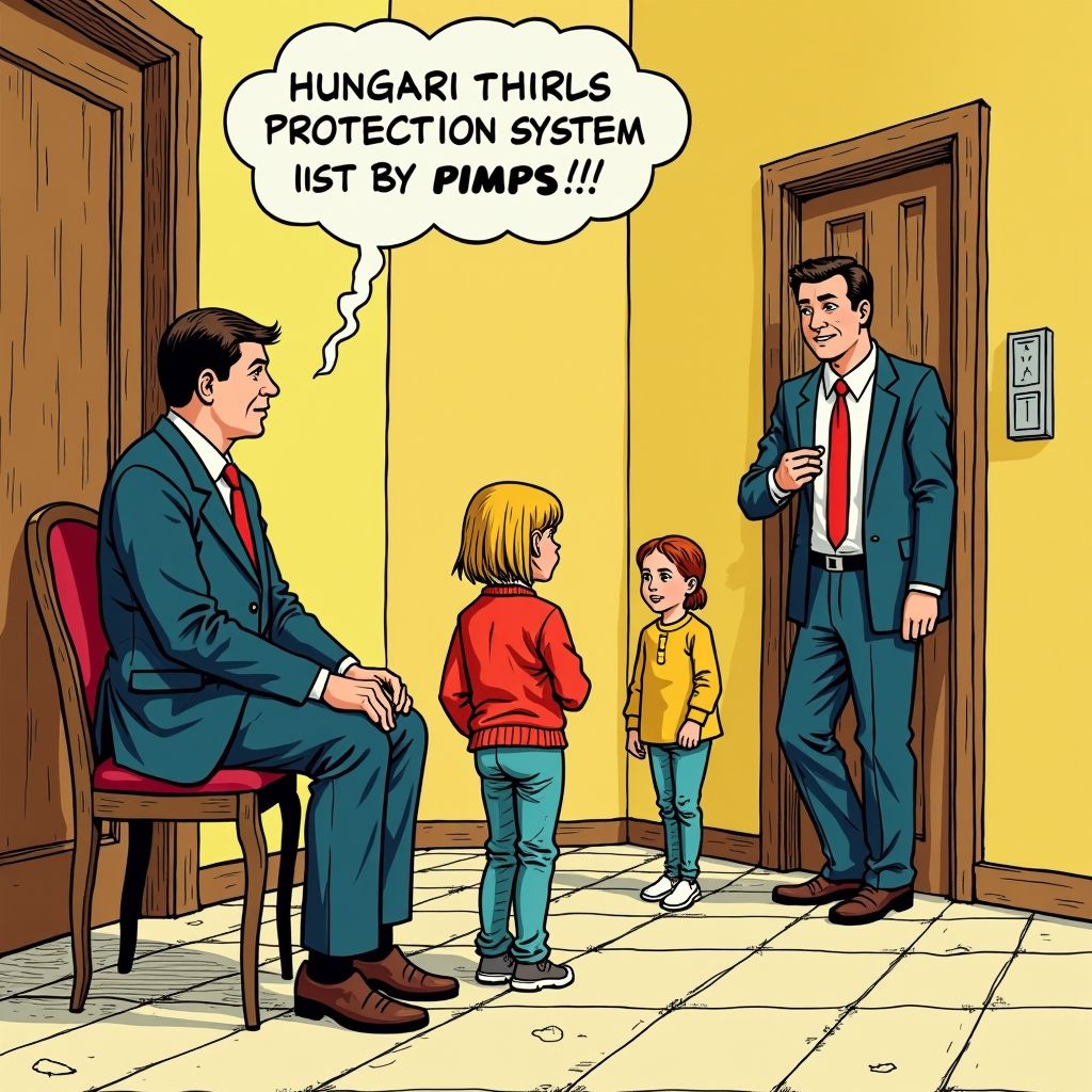 Pooiers infiltreren het Hongaarse kinderbeschermingssysteem en maken kinderen tot slachtoffers van prostitutie