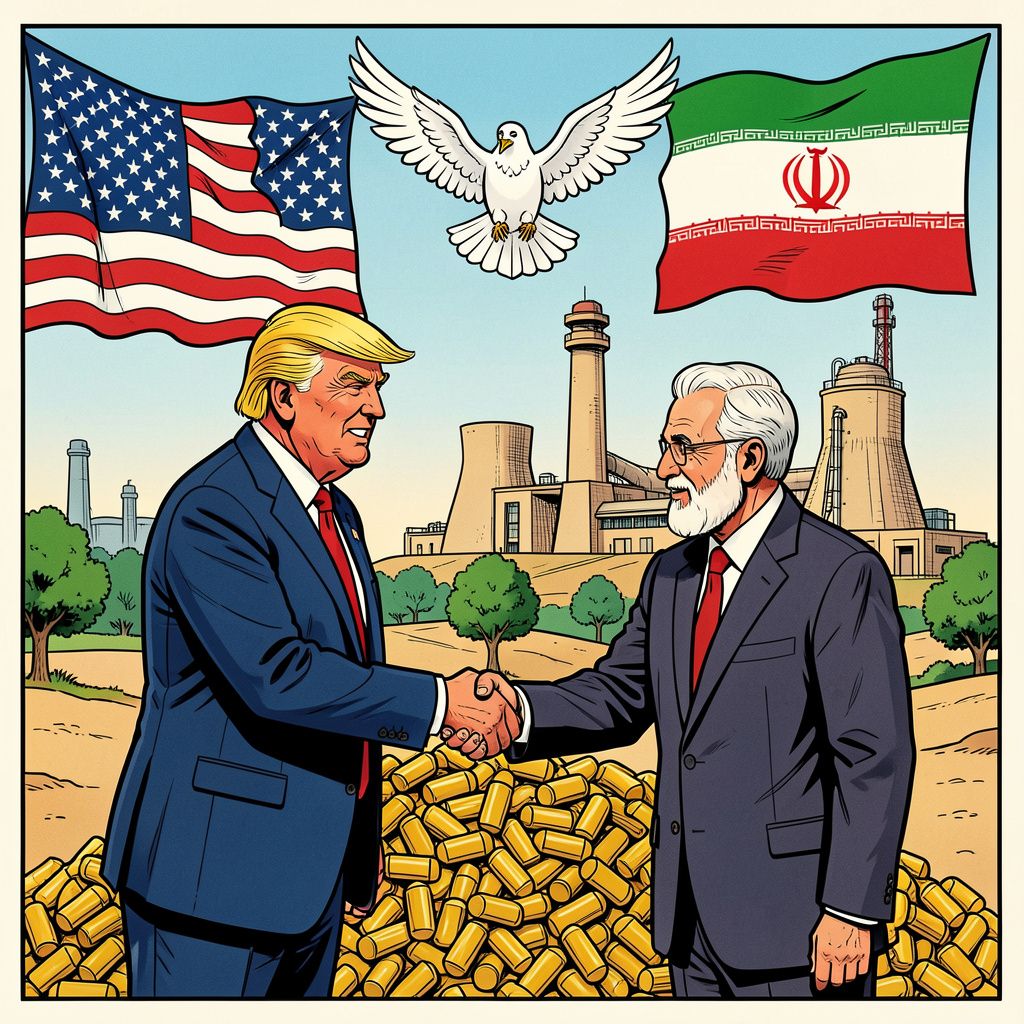 Iran geeft verrijkt uranium af in ruil voor vrede met Amerika