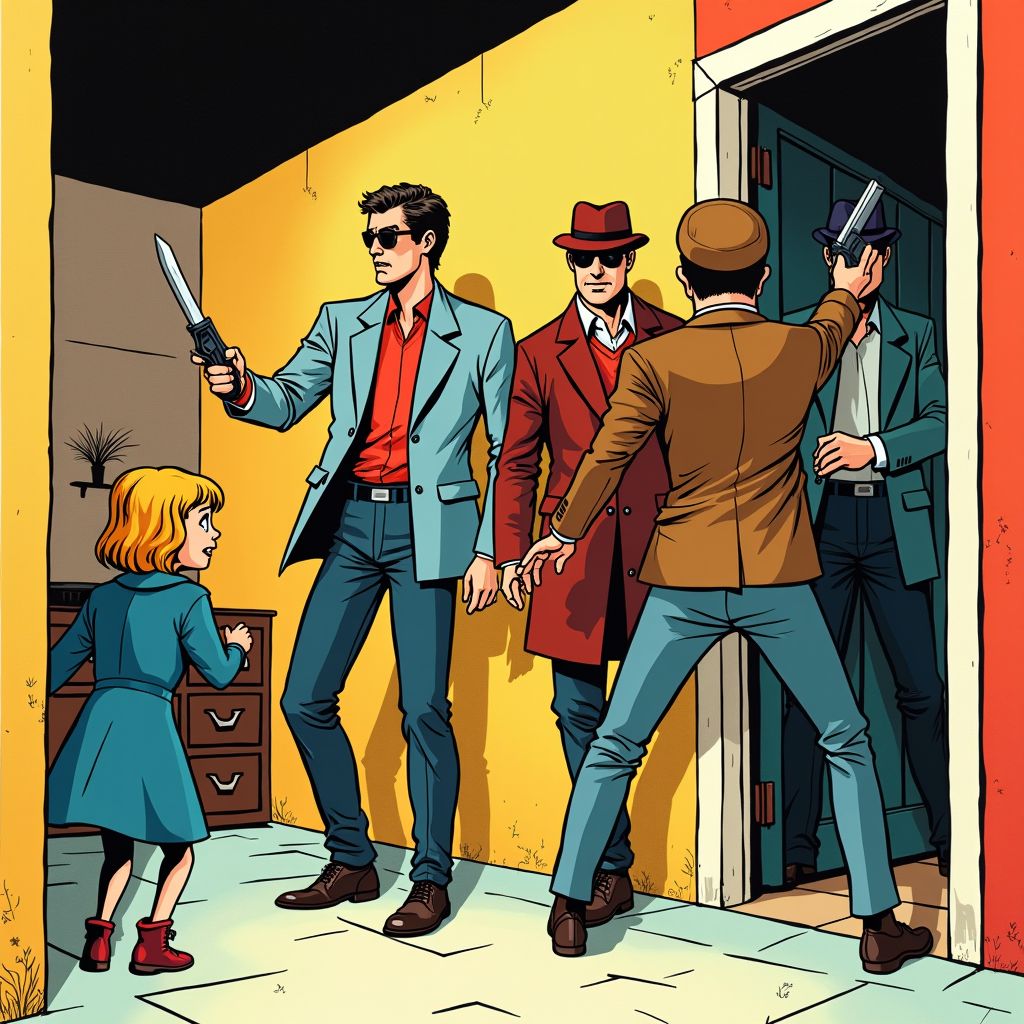 Overvallers bedreigen gezin met mes en vuurwapen maar vertrekken zonder buit