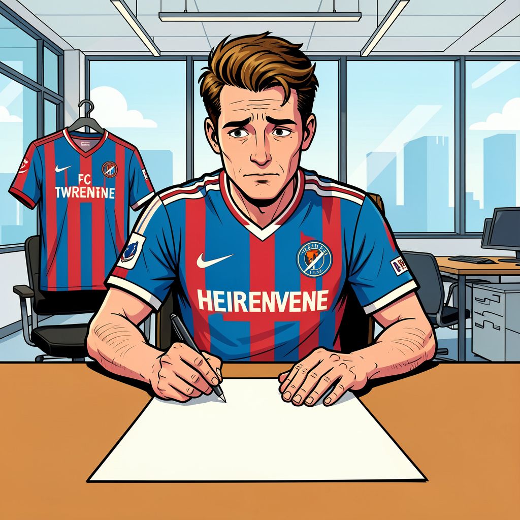 Verdediger Mees Hilgers verhuist na een bizarre contractfout alsnog van FC Twente naar sc Heerenveen.