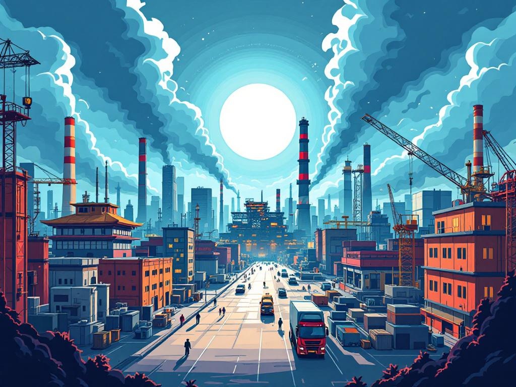 Chinese Industrie Worstelt: Vijfde Maand van Economische Krimp Onthuld