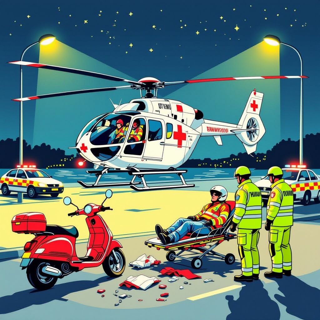 traumahelikopter landt op badhuiskade na zwaar ongeval: wat gebeurde er precies?