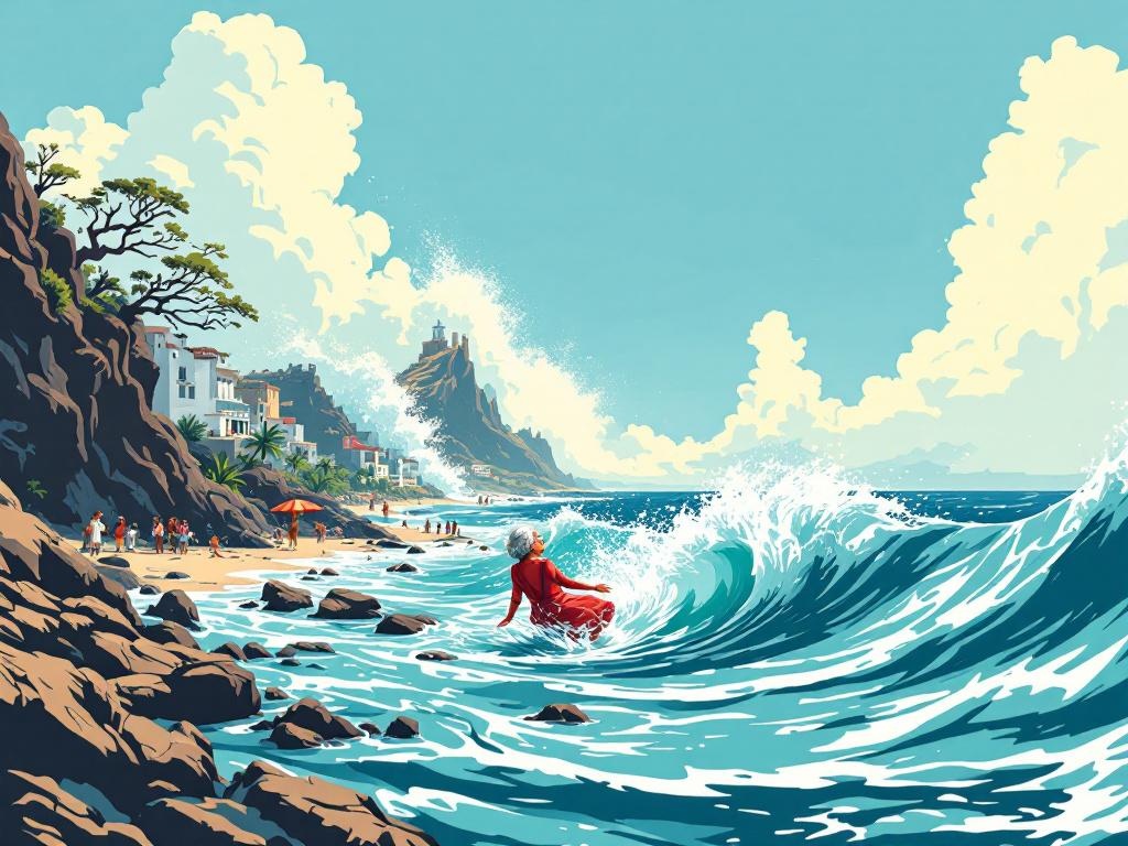 Reusachtige golven sleurden Nederlandse vrouw van 79 de dood in op Tenerife