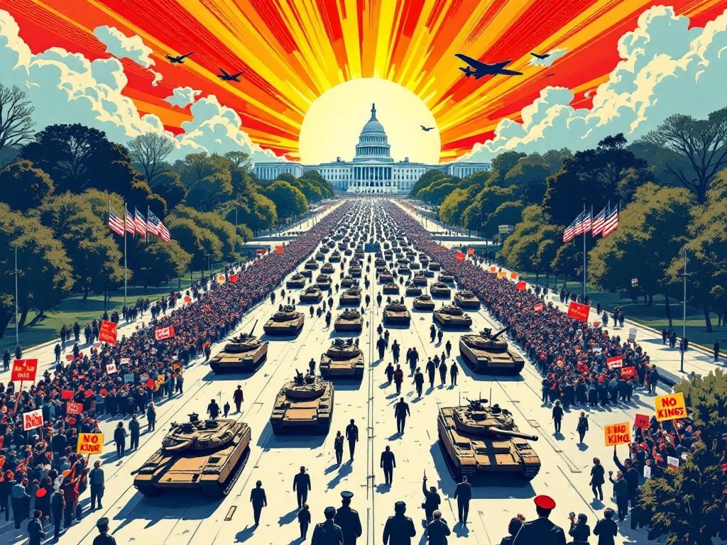 Tanks, Protesteren en Macht: Trump's Verjaardagsparade Ontsteekt Amerika