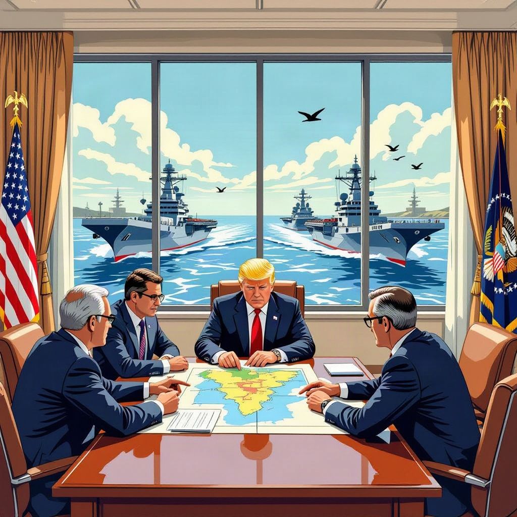 In het diepste geheim smeden Trumps topadviseurs op Camp David plannen voor de oorlog met Iran.